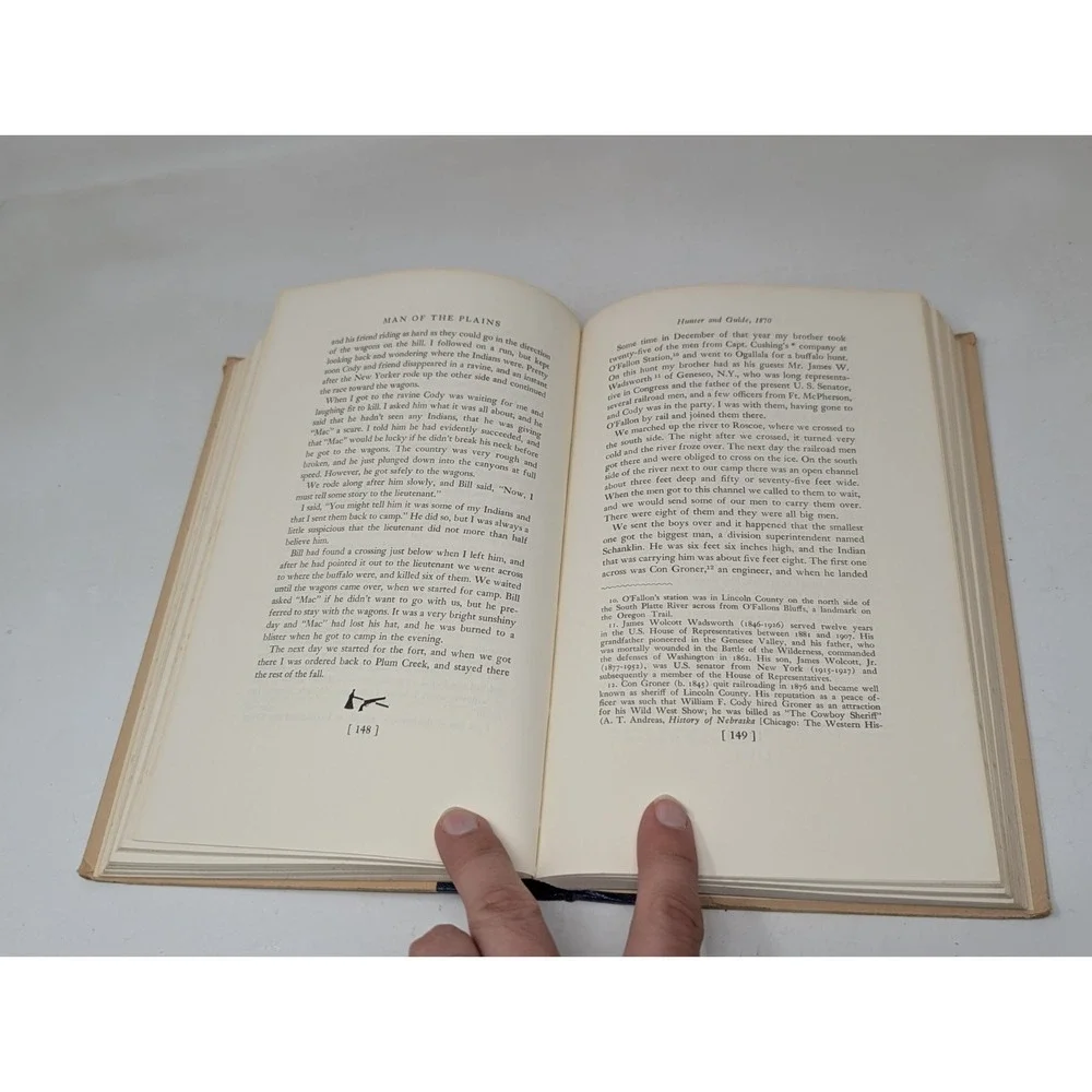 1961 Man Of The Plains Recollections Luther North V 4 Pioneer Heritage 1856-1882